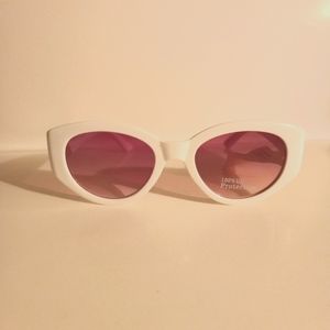 A New Day White Sunglasses